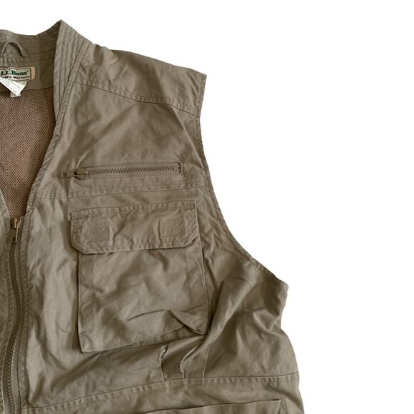 L.L Bean Men's Size XL Tropic Weights Utility Hunting Travel Safari VTG Vest - Picture 14 of 16